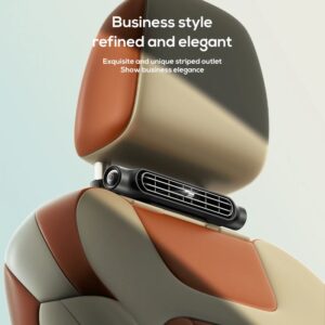CF04 Innovatieve autostoelventilator met sterke wind, geluidsarm, drie instelbare snelheden, ruimtebesparend ontwerp, ideaal voor binnenkoeling - AliExpress 6