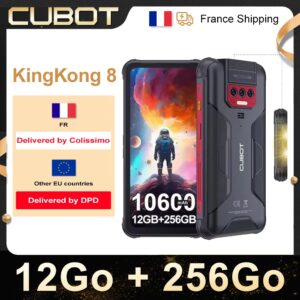 Cubot KingKong 8 Smartphone 12go 256go-batterij Van 10600 Mah (18W)- Android 13-Screen