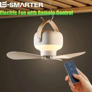 Draagbare Plafondventilatoren Outdoor Camping Ventilator Ventilator Koeler Oplaadbare Elektrische Ventilator Afstandsbediening Led Verlichting - AliExpress 6