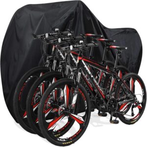 Fietshoes voor 3-fietsen Waterdicht Buitenfietsopslag Anti-UV Koud weer Regen Sneeuw Windbestendig Tarp Tent Schuur Stof Vuil - AliExpress 18