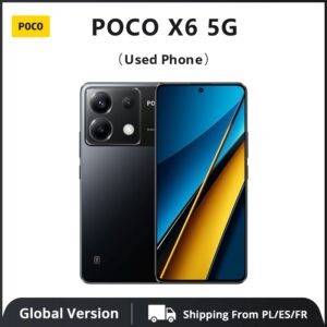 Gebruikte telefoon Poco X6 5g Global Version 12Gb+256Gb Zwarte smartphone (uitstekende staat) - AliExpress 509