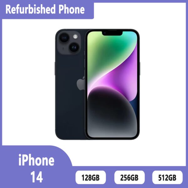 Gerenoveerde Telefoon Apple Iphone 14 128go 256go 512go Unlock Smartphone Inches, Zes Cores, I 0S A15.6gbram, 12mp - AliExpress 509