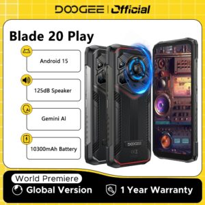 Global Versie DOOGEE Blade20 Play 5G Robuuste Telefoon 32GB (8+24) 256GB 6.6” HD+ 90Hz 10300mAh Batterij 50MP Camera Android 15 NFC - AliExpress 509