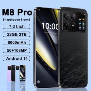 Gloednieuwe M8 Pro Smartphone 5G 7.3inch Snapdragon 8gen3 22G + 2TB Mobiele Telefoon Dual SIM Mobiele Telefoons 8000mAh Android 14 Ontgrendeld - AliExpress 509