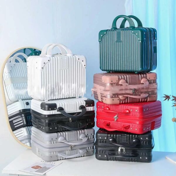 Hot Cosmetische Box 14-inch Mini Reiskoffer Cosmetische Box Handbagage Organisator Make-up Case Kleine Wachtwoord Box Boarding Case - AliExpress 1524