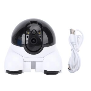 Indoor Beveiligingscamera 2MP Dubbele Lens 5200mAh Oplaadbare Batterij APP Afstandsbediening Huisdier Robot Camera voor Thuis voor Katten Honden - AliExpress 44