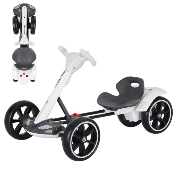 Karting elektrische vierwielige kar, opvouwbaar en zitbaar, draagbaar en lichtgewicht, geen installatie vereist - AliExpress 201355758