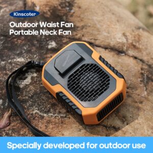 Kinscoter 6000mAh hangende nek-/tailleventilator USB mini draagbare oplaadbare ventilator voor buiten kamperen wandelen klimmen hardlopen sport - AliExpress 6