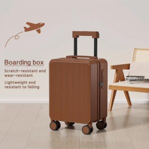 Kleine en lichtgewicht koffer ABS + PC-materiaal Douane Wachtwoordslot Hoogwaardige 16-inch koffer Rolling Wheel Boarding Case - AliExpress 1524