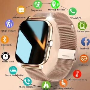 LAXASFIT 2025 Nieuw slim horloge Bluetooth Talk Volledig touchscreen Hartslagmeter Sport Fitness Smart Watch Heren Dames Cadeau - AliExpress 44
