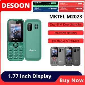 Mktel M2023 Functie Telefoon Met 1.77Inch Display 800Mah Batterij Dual Sim Fm Radio Zaklamp 0.08Mega Camera Senior telefoon - AliExpress 509