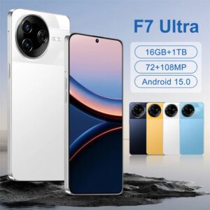 สมาร์ทโฟน New F7 Ultra Original รุ่นใหม่ หน้าจอ 7.3 นิ้ว รองรับ 5G แบตเตอรี่ 7800mAh ระบบปฏิบัติการ Android 15 รองรับ 2 ซิมการ์ด รุ่น Global - AliExpress 509