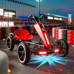 Nieuw elektrisch racen Go Kart opvouwbaar ontwerp met afstandsbediening en muziek, geen installatie vereist - AliExpress 201355758