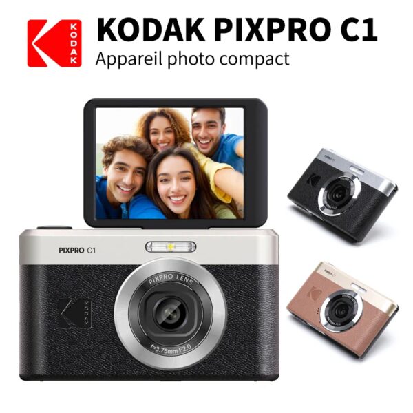 NIEUW KODAK PIXPRO C1 digitale camera Alles-in-één 13 MP-sensor, 26 mm lens met vaste focus en 180 ° Kantelbaar LCD-scherm (niet Kodak PIXPRO FZ55) - AliExpress 44