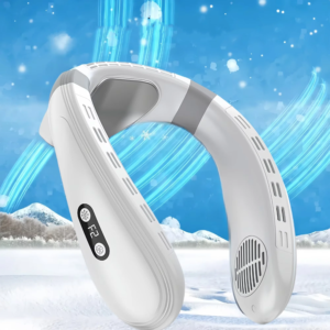 Nieuwe Draagbare Nekventilator 5200mAh Nek Airconditioner Oplaadbare Halfgeleider Koelventilator Outdoor Persoonlijke Fan Draagbare Koeler - AliExpress 6