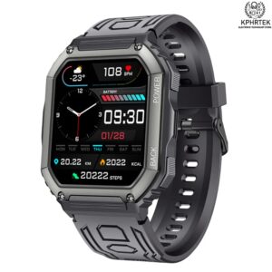 Nieuwe KR06 smartwatch, Bluetooth-bellen, muziek afspelen, hartslag, bloeddruk, buitensporten, IP67 waterdicht - AliExpress 44