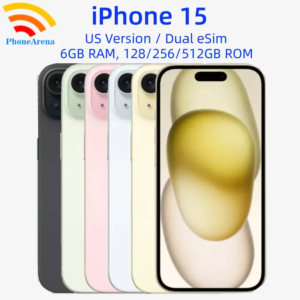Ontgrendeld iPhone 15 128/256/512GB ROM 6.1 'Originele Super Retina OLED Dual-eSIM 6GB RAM Face ID NFC A16 5G iPhone15 Mobiele telefoon - AliExpress 509