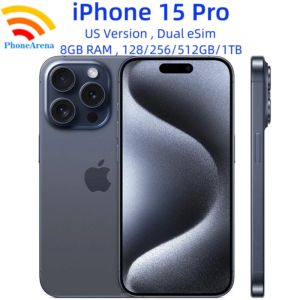 Ontgrendeld iPhone 15 Pro 128/256/512GB 1TB ROM Dual eSIM 8GB RAM 6.1