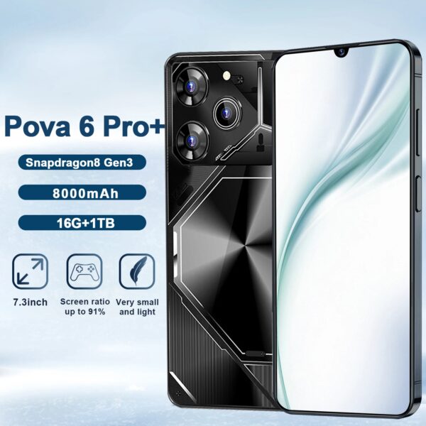 Originele Pova 6 Pro Smartphone 7.3HD Scherm 22G + 2T Android14 10core 8000Mah Cellulare Dual Sim Gezicht ontgrendeld 5 GMobiele Telefoon NFC - AliExpress 509