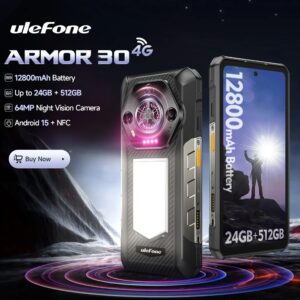 【Wereldpremière】Ulefone Armor 30 robuuste telefoon 12800 mAh tot 24 GB RAM, 512 GB ROM smartphone 6,95 inch FHD Android 15 64 MP nachtcamera Helio G99 66W - AliExpress 509
