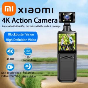 Xiaomi 4K Actiecamera Handige Handheld Cam Full Color Nachtzicht Sportcamera Handheld Video-opname Fietsrecorder - AliExpress 44