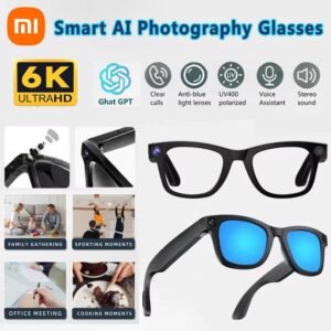 Xiaomi 800W Pixel Intelligente Bril AI G300 HD Schieten Video Spraakoproep Vertaling Multifunctionele Anti-blauw Licht Smart glas - AliExpress 44