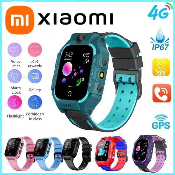 Xiaomi Kids 4G Smart Watch SOS GPS Locatie Sim-kaart Oproep Kind SmartWatch Camera Waterdicht Jongens Meisje Cadeau voor Ios Android - AliExpress 44
